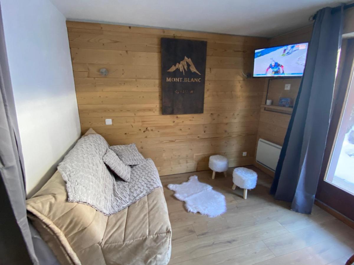 Chaleureux Appartement Renove Ambiance Chalet Praz-sur-Arly Exteriér fotografie