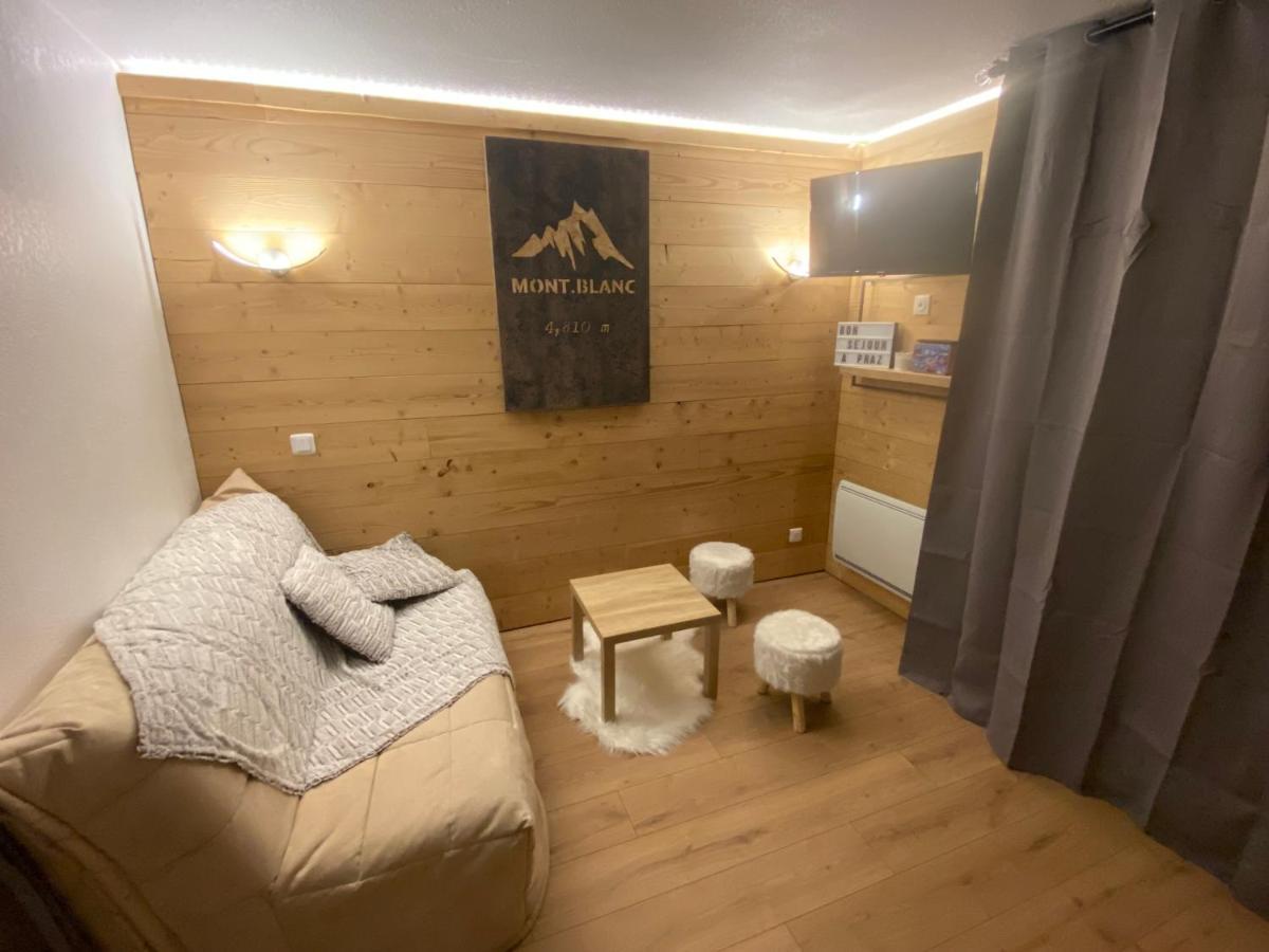 Chaleureux Appartement Renove Ambiance Chalet Praz-sur-Arly Exteriér fotografie